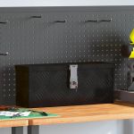 Cutie de depozitare, negru, 50x15x20,5 cm, aluminiu GartenMobel Dekor