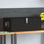 Cutie de depozitare, negru, 80x39x30 cm, aluminiu GartenMobel Dekor