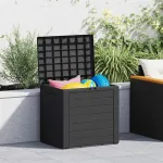 Ladă depozitare de grădină antracit 58,5x46x55 cm polipropilenă GartenMobel Dekor