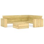 Set mobilier de grădină, 2 piese, lemn de pin tratat GartenMobel Dekor