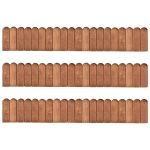 Role de bordură, 3 buc., 120 cm, lemn de pin tratat GartenMobel Dekor