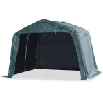 Cort de animale detașabil verde închis 3,3x3,2m PVC 550g/m² GartenMobel Dekor