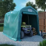 Cort de garaj, verde, 2,4 x 2,4 m, PVC GartenMobel Dekor