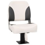 Set 1 scaun pliabil de barcă, spătar mic/centură fixare GartenMobel Dekor