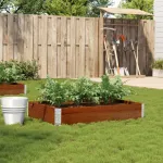 Jardinieră de grădină, maro, 120x80 cm, lemn masiv de pin GartenMobel Dekor