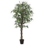 Arbore de arțar artificial 672 de frunze 180 cm verde GartenMobel Dekor