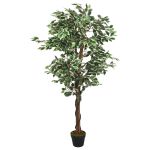 Arbore ficus artificial 1008 de frunze 180 cm verde GartenMobel Dekor
