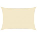 Pânză parasolar, crem, 4 x 5 m, HDPE, 160 g/m² GartenMobel Dekor