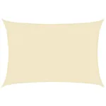 Pânză parasolar, crem, 4 x 5 m, HDPE, 160 g/m² GartenMobel Dekor