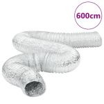Conductă de ventilație, 6 m, Ø12,5 cm, aluminiu GartenMobel Dekor