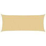 Parasolar, nisipiu, 5x2 m, 100% poliester Oxford GartenMobel Dekor