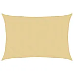 Parasolar, nisipiu, 7x6 m, 100% poliester Oxford GartenMobel Dekor