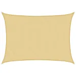 Parasolar, nisipiu, 8x6 m, 100% poliester Oxford GartenMobel Dekor