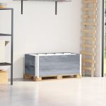 Rame pentru paleți, 2 buc., gri, 100x50 cm, lemn masiv de pin GartenMobel Dekor