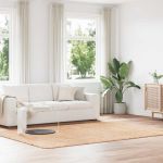 Covor shaggy cu pom înalt, NAVARRA, bej, 200x290 cm, poliester GartenMobel Dekor