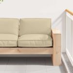 Pernă Bej 80 x 80 x 12 cm Material Oxford GartenMobel Dekor