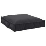 Pernă Negru 70 x 70 x 12 cm Material Oxford GartenMobel Dekor