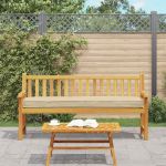 Set de perne pentru palet 2 pcs Bej 180 x 40 x 8 cm GartenMobel Dekor