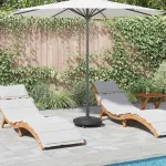 Bază pentru umbrelă Art Deco Negru Ø 45 x 39.5 cm Fier GartenMobel Dekor