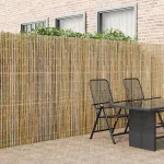 Gard din bambus natural 400 x 180 cm Bambus GartenMobel Dekor