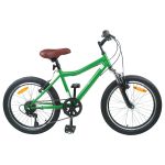 Bicicletă pentru Copii 20 Inci 6-Speed pentru 6-11 ani Verde GartenMobel Dekor