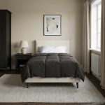 Pilotă de vară Patos Antracit 135 x 220 cm Microfibră GartenMobel Dekor