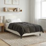 Pilotă de vară Patos Antracit 155 x 220 cm Microfibră GartenMobel Dekor