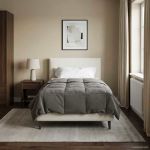 Pilotă de vară Patos Gri deschis 135 x 200 cm Microfibră GartenMobel Dekor