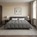 Pilotă de vară Patos Gri deschis 200 x 200 cm Microfibră GartenMobel Dekor