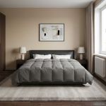 Pilotă de vară Patos Gri deschis 200 x 240 cm Microfibră GartenMobel Dekor