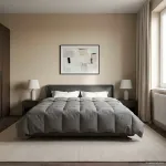 Pilotă de vară Patos Gri deschis 240 x 260 cm Microfibră GartenMobel Dekor