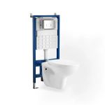 Leziter Set rezervor WC montat pe perete Roya 21CHR Mobalis Homvera