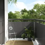 Paravan pentru balcon, antracit, 500x100 cm, poliratan GartenMobel Dekor