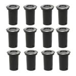 Corpuri de iluminat pentru sol, exterior, rotunde, 12 buc. GartenMobel Dekor