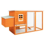 Coteț de păsări pentru exterior adăpost găini cu 1 cuibar lemn   GartenMobel Dekor