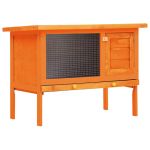 Cușcă de iepuri cușcă adăpost animale mici, 1 nivel, lemn   GartenMobel Dekor