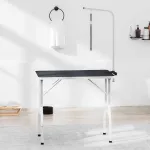 Masă de toaletare câini, pisici, animale de companie, reglabilă GartenMobel Dekor