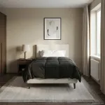 Duvet complet pe tot parcursul anului Antracit 135 x 220 cm GartenMobel Dekor