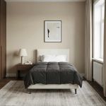 Duvet complet pe tot parcursul anului Antracit 155 x 200 cm GartenMobel Dekor