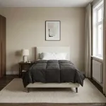 Duvet complet pe tot parcursul anului Antracit 155 x 220 cm GartenMobel Dekor