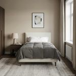 Duvet complet pe tot parcursul anului Gri deschis 135 x 220 cm GartenMobel Dekor