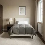 Duvet complet pe tot parcursul anului Gri deschis 140 x 220 cm GartenMobel Dekor