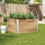 Jardinieră de grădină, 100x100 cm, lemn masiv pin GartenMobel Dekor