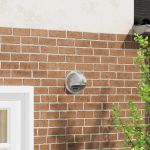 Capace de ventilație pentru aer 8 pcs Argintiu 200 mm GartenMobel Dekor