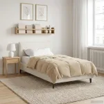 Duvet complet pe tot parcursul anului Patos Crem 135 x 200 cm GartenMobel Dekor