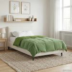 Duvet complet pe tot parcursul anului Patos Verde 140 x 220 cm GartenMobel Dekor