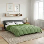 Duvet complet pe tot parcursul anului Patos Verde 240 x 260 cm GartenMobel Dekor