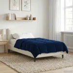 Duvet de iarnă Patos Albastru închis 135 x 200 cm Microfibră GartenMobel Dekor