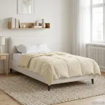 Duvet de iarnă Patos Crem 140 x 200 cm Microfibră GartenMobel Dekor