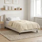 Duvet de iarnă Patos Crem 155 x 220 cm Microfibră GartenMobel Dekor